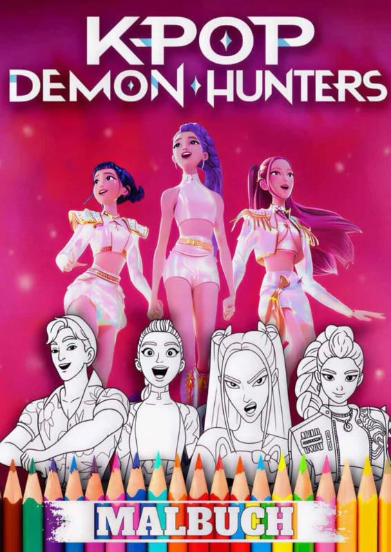 KPop Demon Hunters Malbuch – Pascal Müller – boek cover