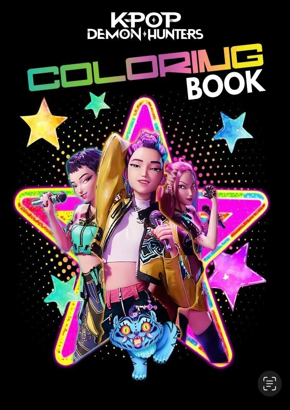 KPop Demon Hunters Coloring Book – Else Wolfram – boek cover