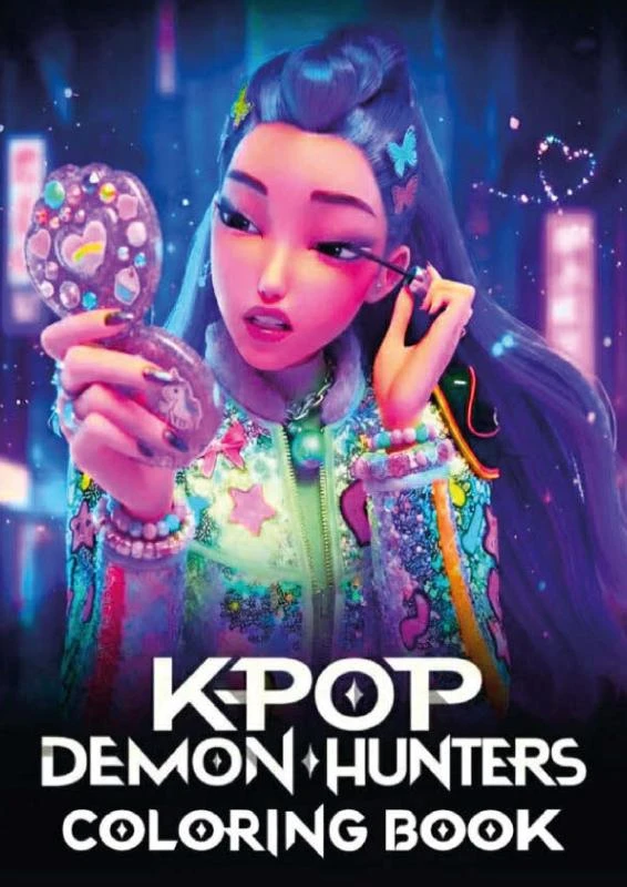 Kpop Demon Hunters Coloring Book – Calson Divas – boek cover