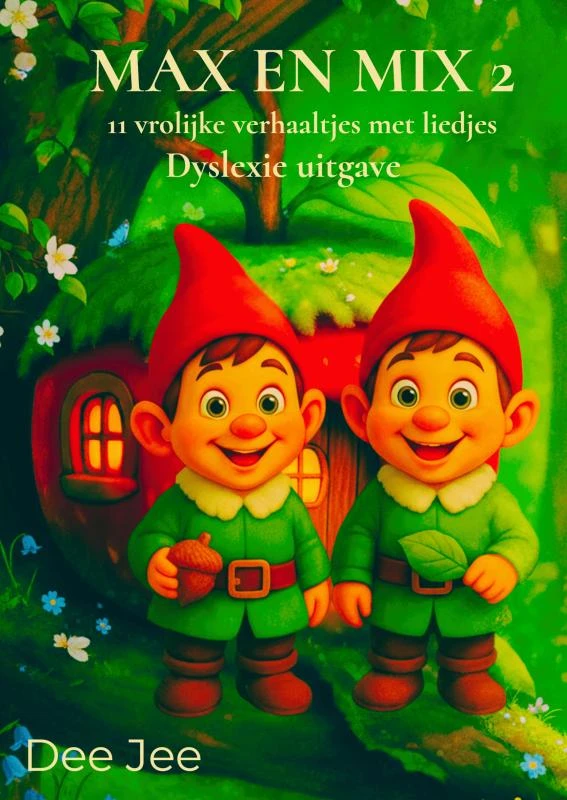 Max en Mix 2 - Dyslexie uitgave – Dee Jee NL – boek cover