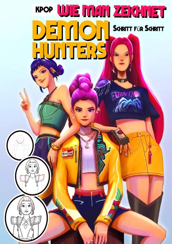 Wie Man Zeichnet Kpop Demon Hunters – boek cover