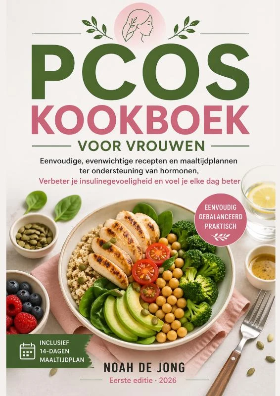 PCOS KOOKBOEK VOOR VROUWEN – Noah De JONG – boek cover