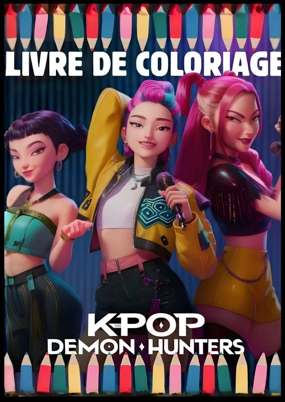 Livre De Coloriage Kpop Demon Hunters – Varnet Élina – boek cover