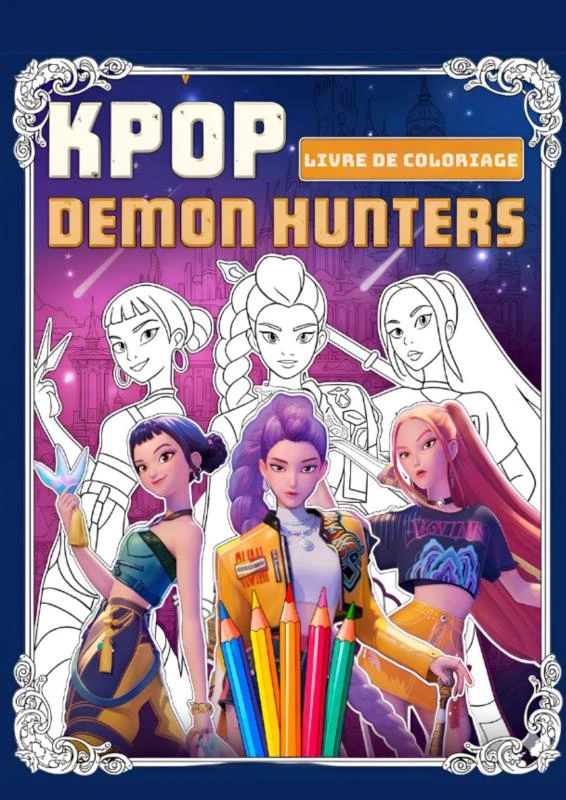 Livre De Coloriage Kpop Demon Hunters – Lioris Devaut – boek cover