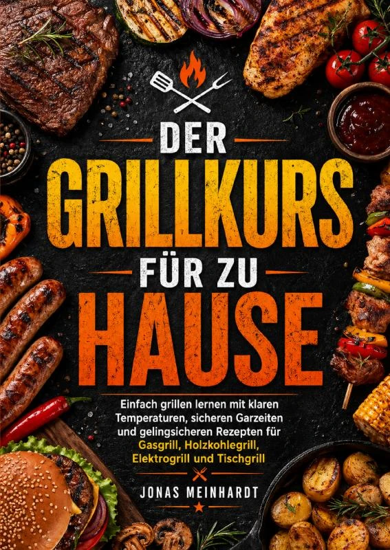 Der Grillkurs für zu Hause – Jonas Meinhardt – boek cover