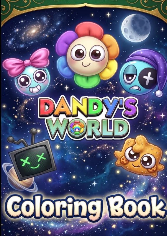Dandy's World Coloring Book for Kids – Yhan Paul – boek cover