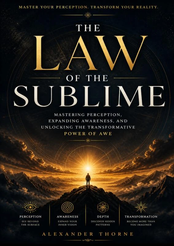 The Law of the Sublime – Alexander Thorne – boek cover