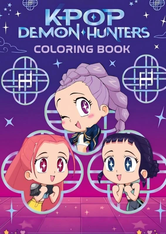 KPop Demon Hunters Coloring Book – Roberty Printer – boek cover
