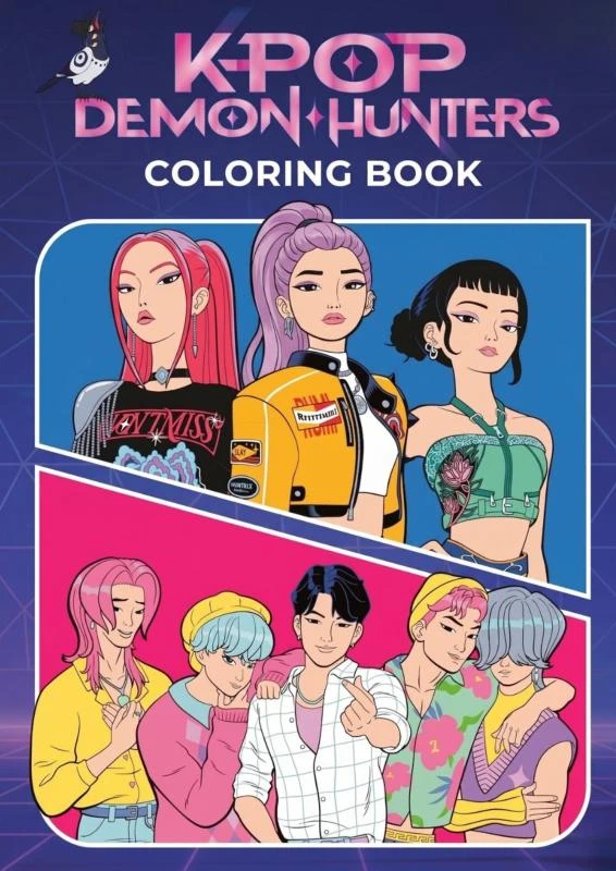 KPop Demon Hunters Coloring Book – Random Nothing – boek cover