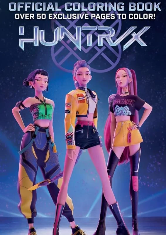 HUNTR/X Coloring Book ¿ 50+ Exclusive Pages – Lumie Arky – boek cover