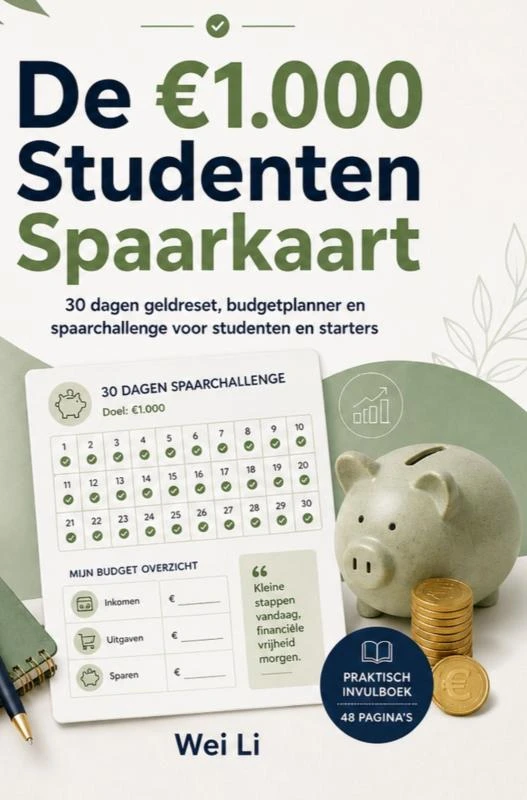 De ¿1.000 Studenten Spaarkaart – Wei Li – boek cover