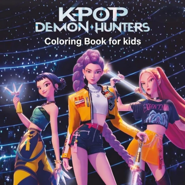 KPOP Demon Hunters Coloring Book – Adrien Emmanual – boek cover