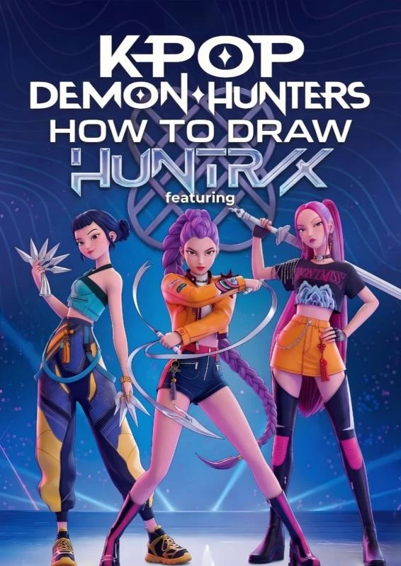How to Draw KPOP Demon Hunters – Adrien Emmanual – boek cover