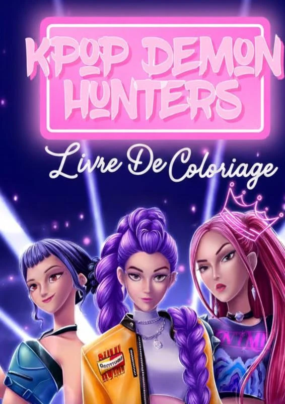 k-Pop Demon Hunters Livre De Coloriage – Honoré Guillou-Leroy – boek cover