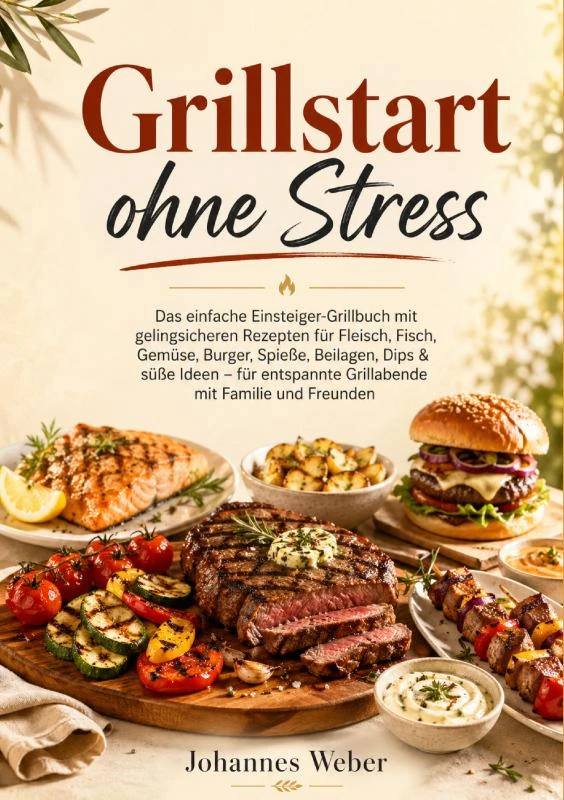 Grillstart ohne Stress – Johann Weber – boek cover