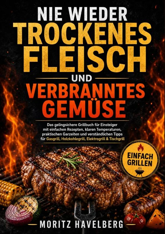 Nie wieder trockenes Fleisch und verbranntes Gemüse – Moritz Havelberg – boek cover