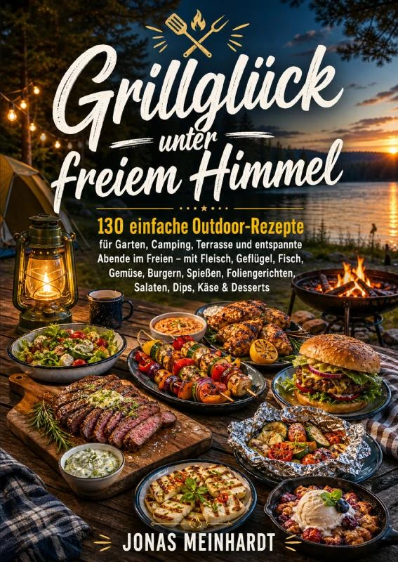 Grillglück unter freiem Himmel – Jonas Meinhardt – boek cover