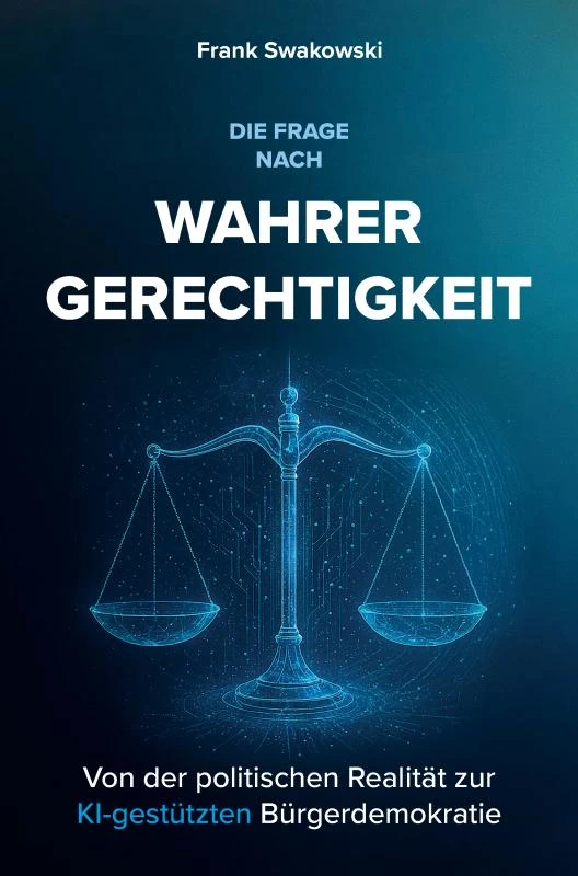 Die Frage nach wahrer Gerechtigkeit – Frank Swakowski – boek cover