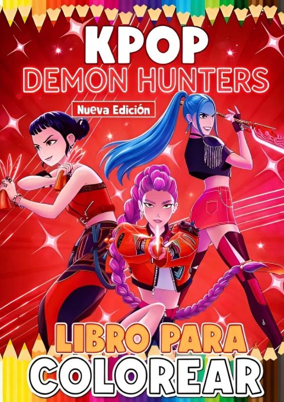 Libro para colorear Estrellas de FantasÃa Urbana K-POP – Trevor Jonas Dev – boek cover