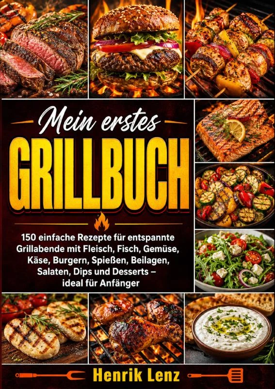 Mein erstes Grillbuch – Henrik Lenz – boek cover