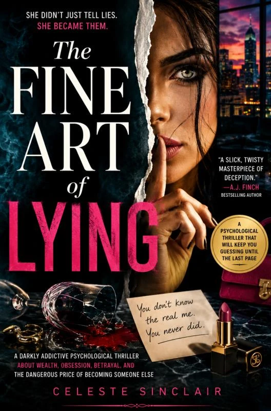The Fine Art of Lying – Celeste Sinclair – boek cover