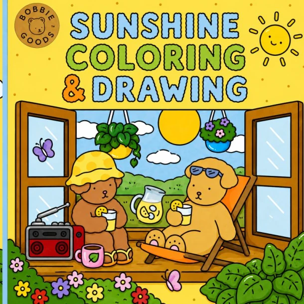 Bobbie Goods Sunshine Coloring Book – Bobbie Goods – boek cover