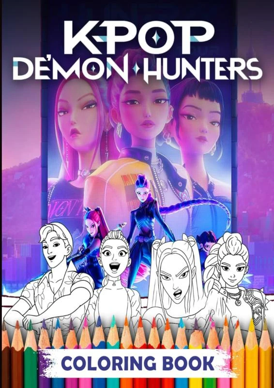K-pop Demon Hunters Coloring Book – Mimi S.Antoli – boek cover