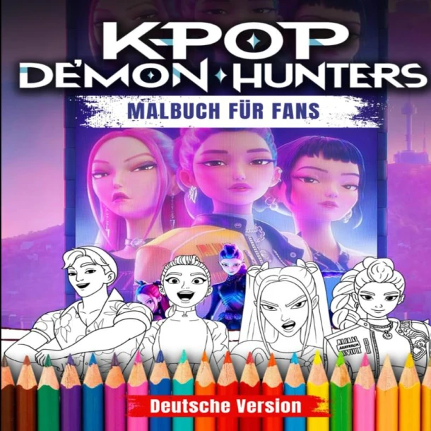 K-pop Demon Hunters Malbuch – Wilsond Darmo – boek cover