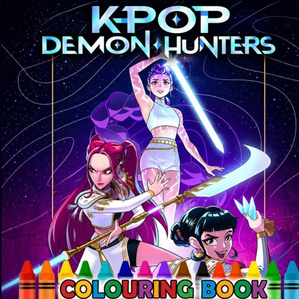 K-Pop Demon Hunters Coloring Book – Honoré Guillou-Leroy – boek cover