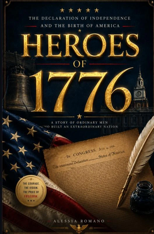 HEROES OF 1776 – boek cover