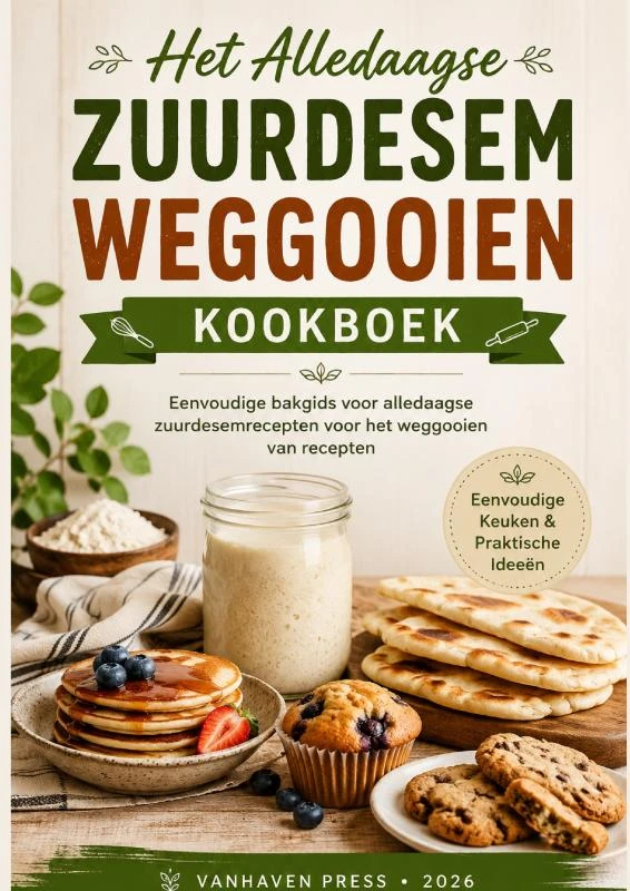 Het Alledaagse Zuurdesem weggooien Kookboek – VanHaven Press – boek cover