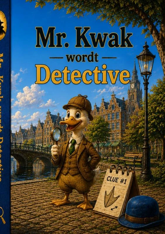 Mr. Kwak wordt detective – boek cover