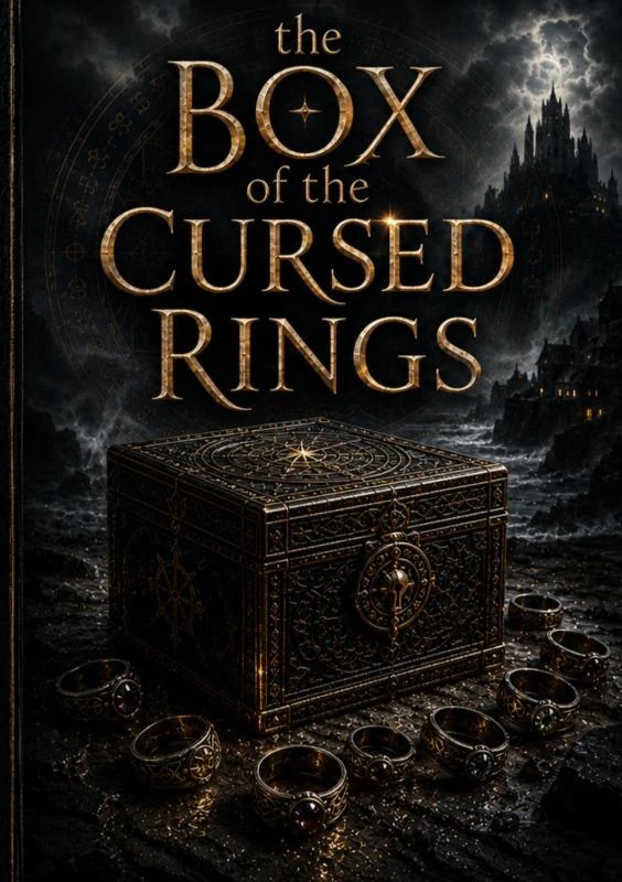 The box of the cursed rings – boek cover
