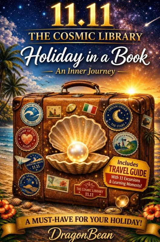 Holiday in a Book - An Inner Journey – 11.11 De Kosmische Bibliotheek – boek cover