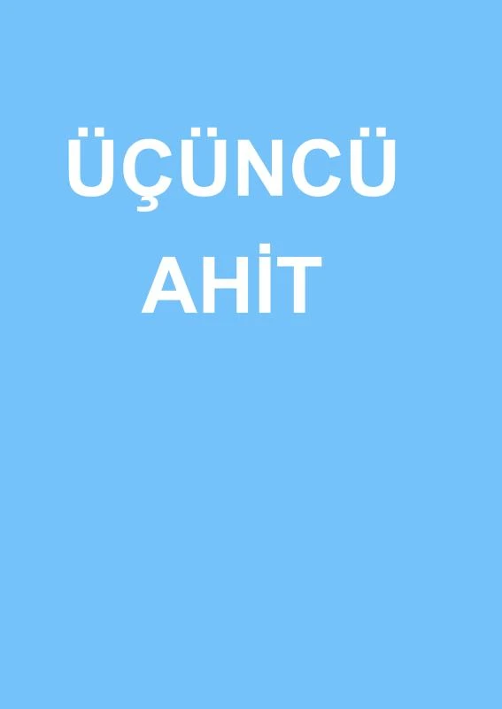 ÜÇÜNCÜ AHI¿T – Anna Maria Hosta – boek cover
