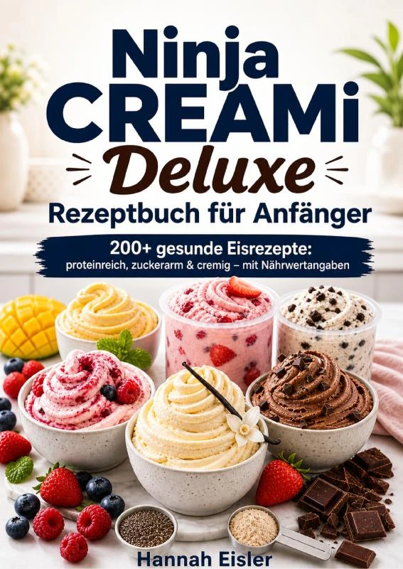 Ninja CREAMi Deluxe Rezeptbuch für Anfänger – Hannah Eisler – boek cover