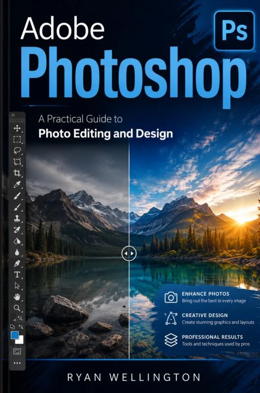 Adobe Photoshop – Ryan Wellington – boek cover