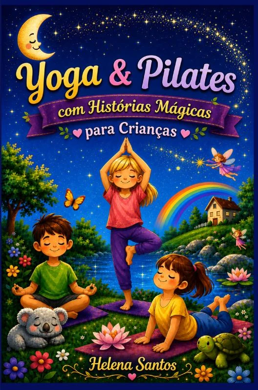 Pilates e Yoga para Crianças – Helena Santos – boek cover