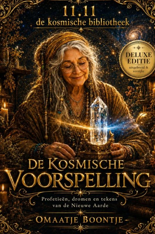 De Kosmische Voorspelling – Omaatje Boontje – boek cover
