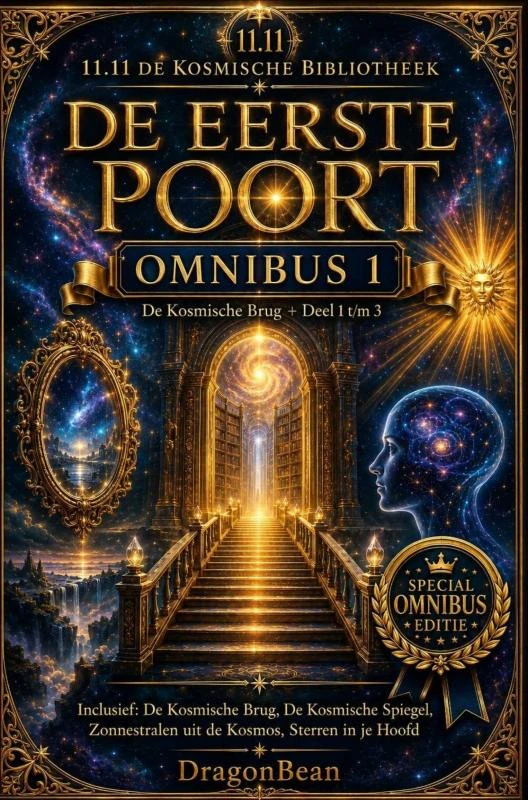 De Eerste Poort - De Kosmische Brug + Deel 1, 2 en 3 – Dragon Bean – boek cover