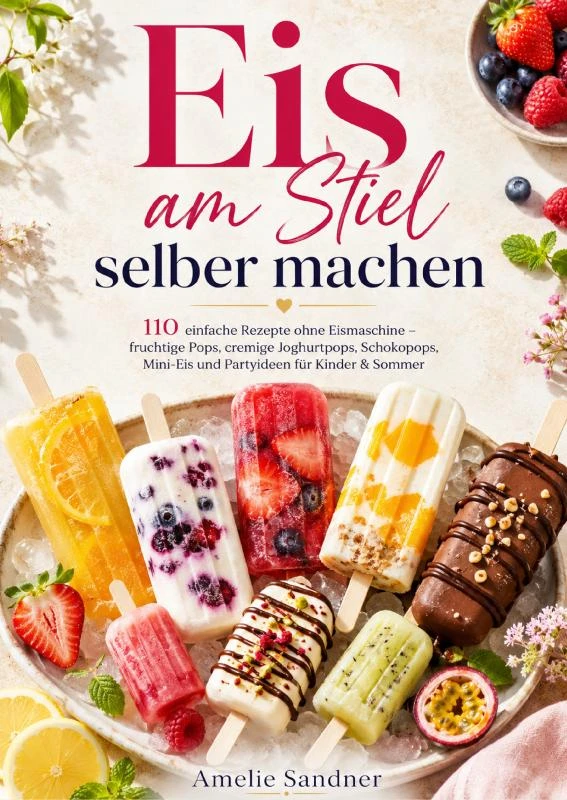 Eis am Stiel selber machen – Amelie Sandner – boek cover