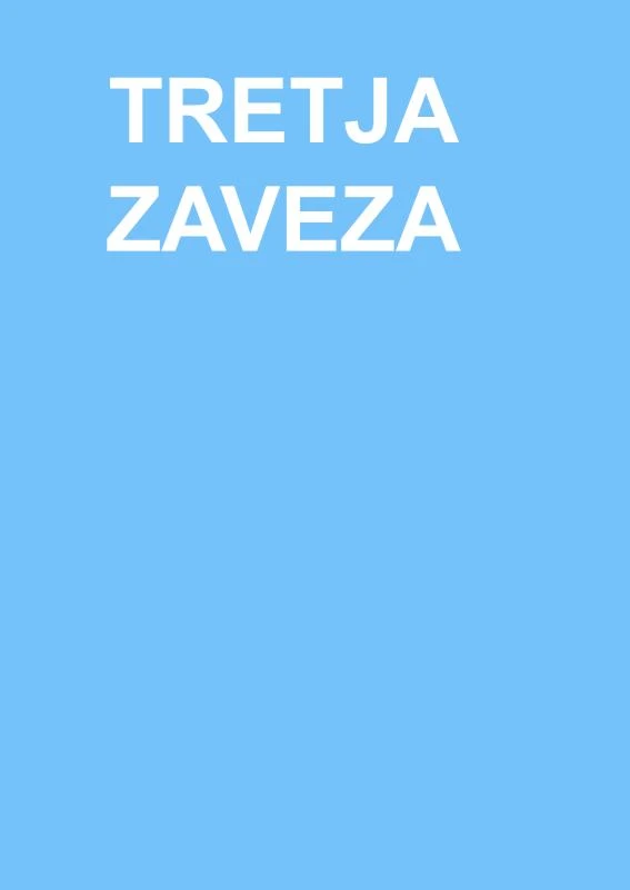 Tretja Zaveza – Anna Maria Hosta – boek cover