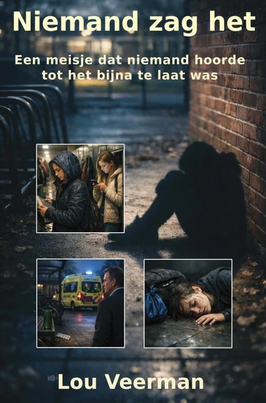 Niemand zag het – Lou Veerman – boek cover