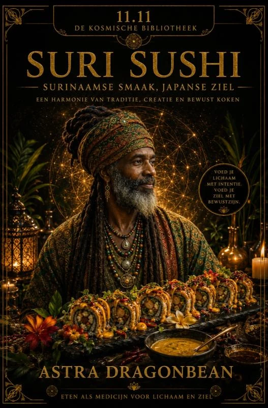SuriSushi ¿ Surinaamse smaak, Japanse ziel – Astra DragonBean – boek cover