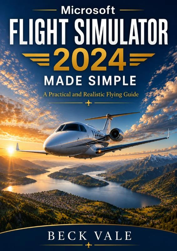 Microsoft Flight Simulator 2024 Made Simple – Beck Vale – boek cover