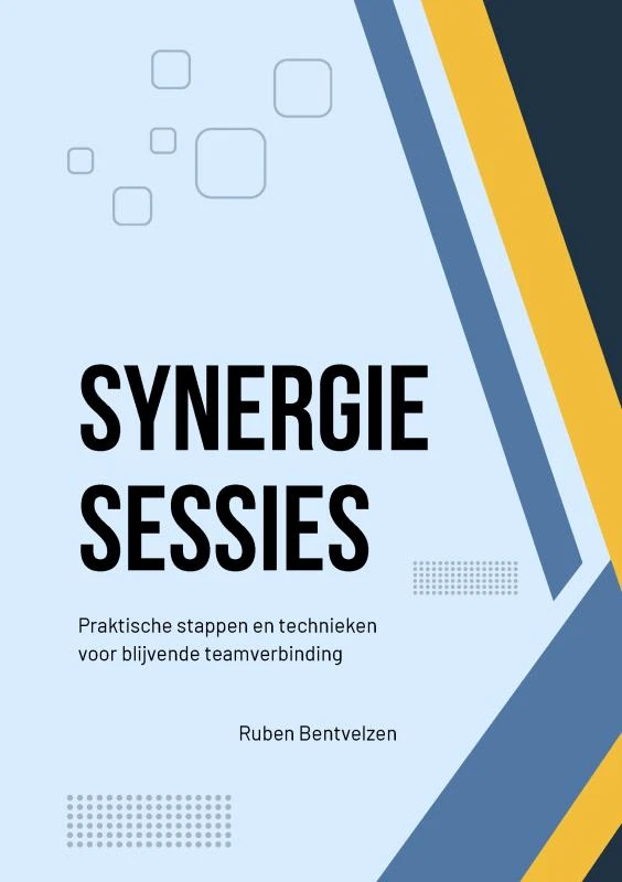 Synergie Sessies – Ruben Bentvelzen – boek cover