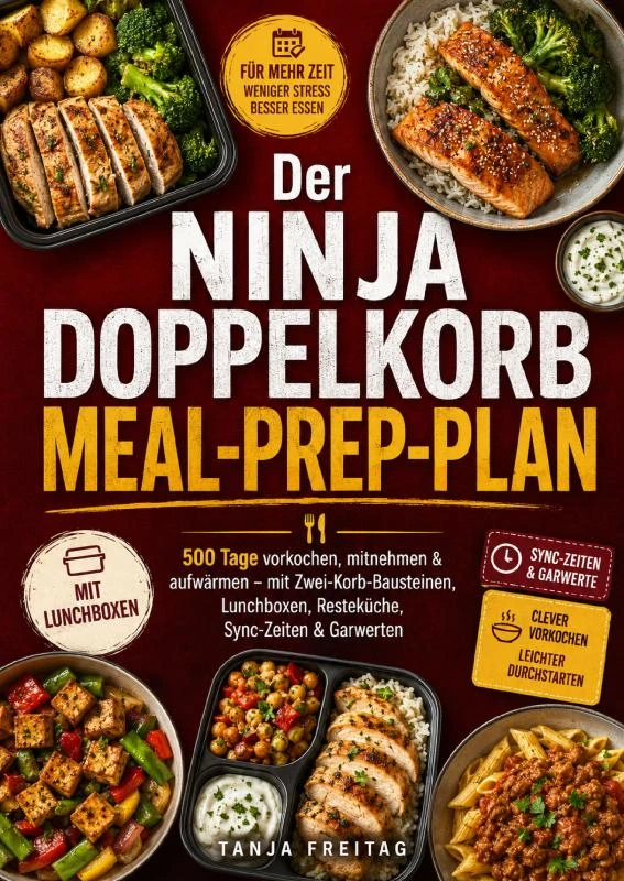 Der Ninja Doppelkorb Meal-Prep-Plan – Tanja Freitag – boek cover