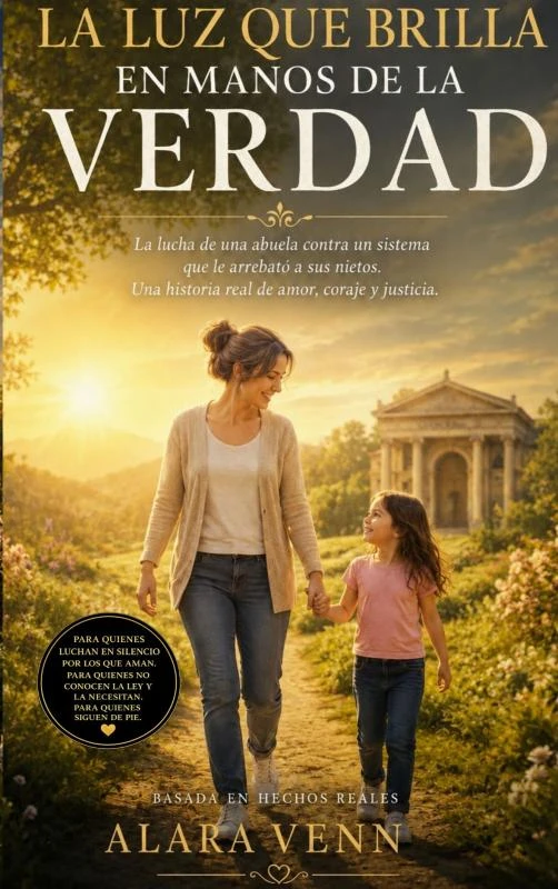 LA LUZ QUE BRILLA EN MANOS DE LA VERDAD – Alara Venn – boek cover