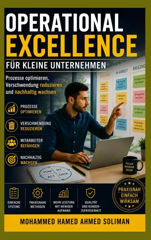 OPERATIONAL EXCELLENCE FÜR KLEINE UNTERNEHMEN – Mohammed Hamed Ahmed Soliman – boek cover
