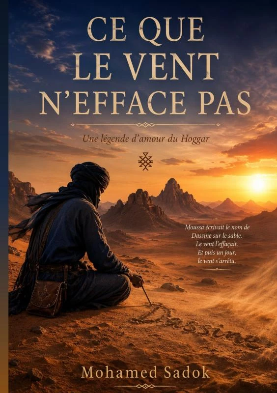 Ce que le vent n'efface pas – Mohamed Sadok – boek cover